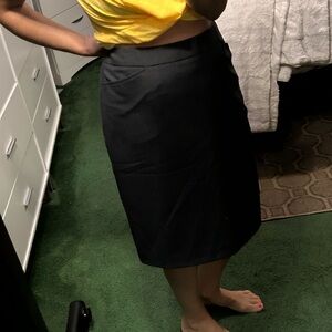 Chaus Black Pencil Skirt